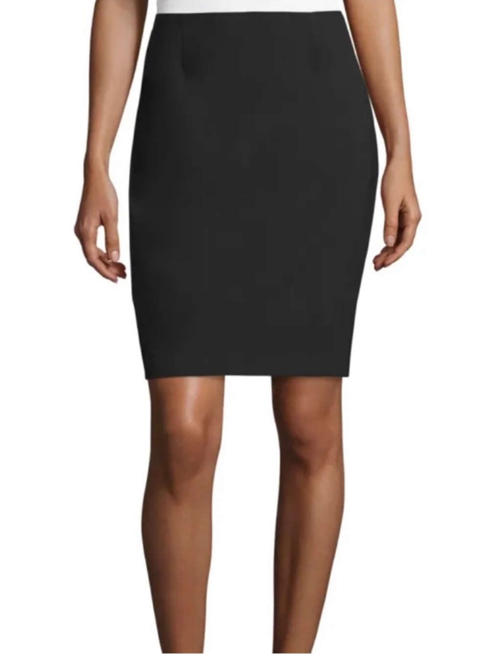 NEW NWT Elie Tahari Bennett skirt wool suit pencil Black size 6 Business
